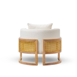 Julius Caned Armchair