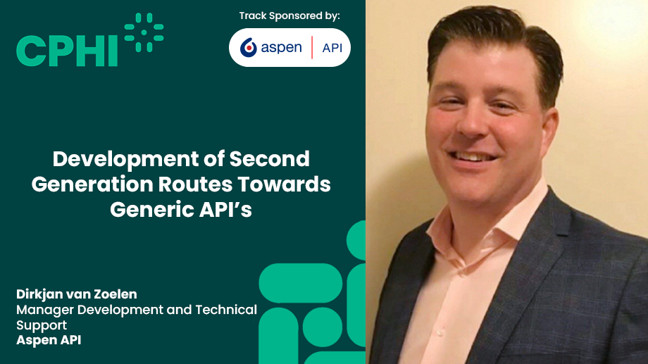 Development of Second Generation Routes Towards Generic API’s