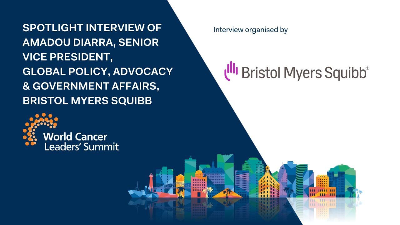 Spotlight interview of Amadou Diarra, Senior Vice President, Global Policy, Advocacy & Government Affairs, Bristol Myers Squibb