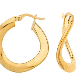 Ladies 375/1000 Gold Earrings