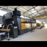 SAVEMA SPA Cyclic Epoxy Resin Line with a production capacity of 30 slabs/hour one face treatment