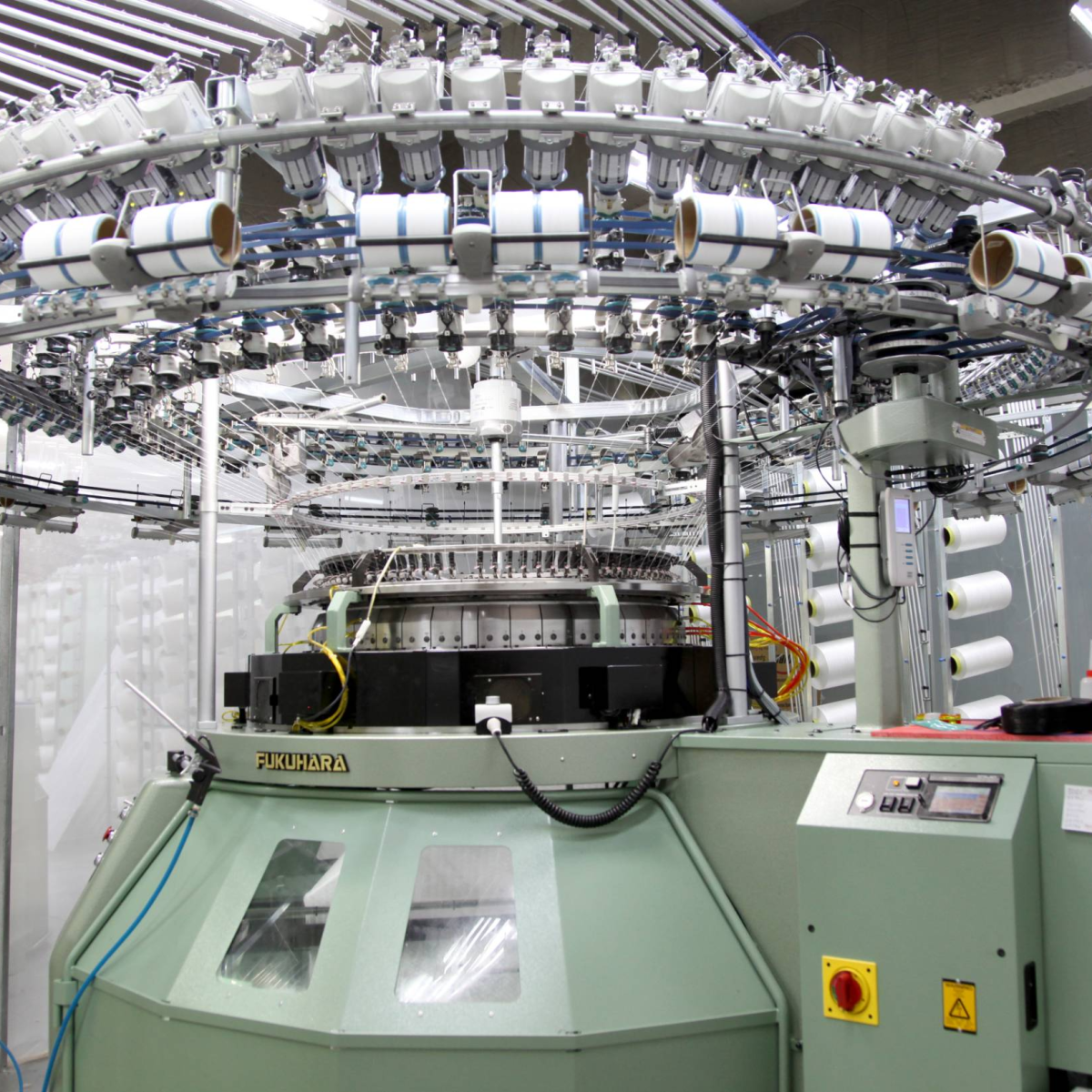 MÁQUINA CIRCULAR FUKUHARA FULL ELECTRÓNICA JACQUARD JERSEY SENCILLO M-SEC7BS