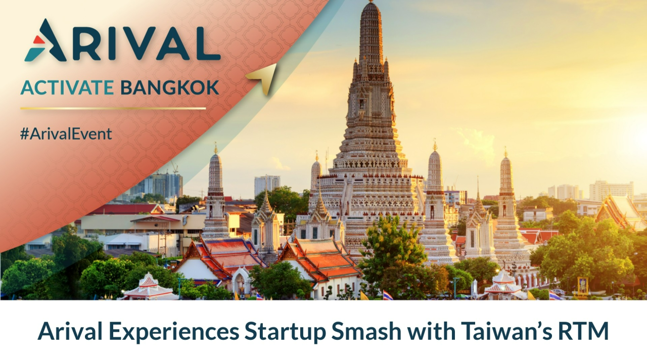 Arival Experiences Startup Smash with Taiwan’s RTM