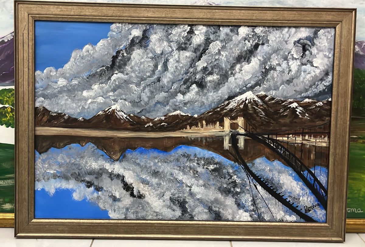 ACROSS THE WATERS. ROOMA EEJAZ EMINENT ART GALLERY