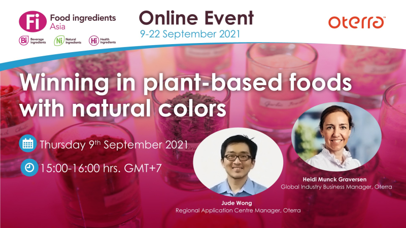 Winning in plant-based foods with natural colors