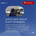 What event trends took off, and what trends fell flat?