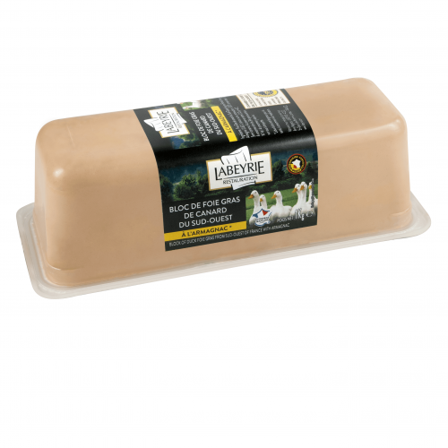 BLOC DE FOIE GRAS DE CANARD DU SUD-OUEST BARQUETTE - 1KG