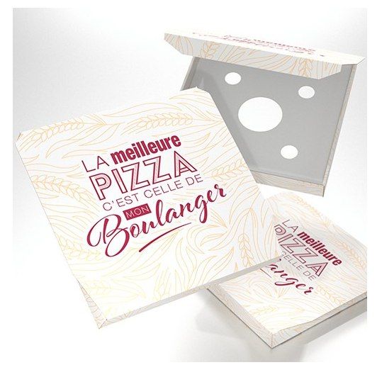 Pizza box for vending machines