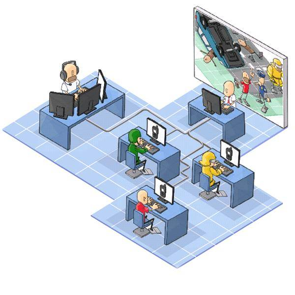 Beaconsim TEAM virtual environment