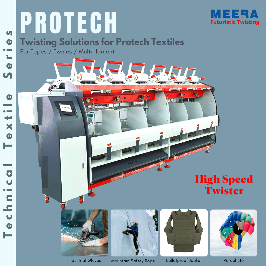 Twisting Machine Solutions for Protech Textiles