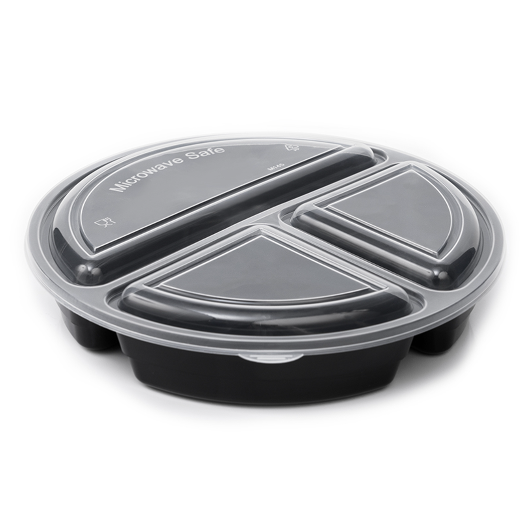 Pioneering Manufacturer of 348oz 920ml Lightweight Food Storage Round Containers for Fast Food Online Ordering