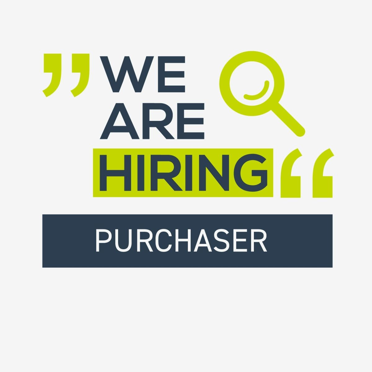 Administrative purchasing officer – Customer Service