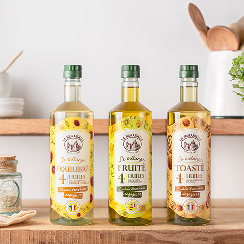 Combined oils - Les Mélanges 4 huiles high level of omega 3