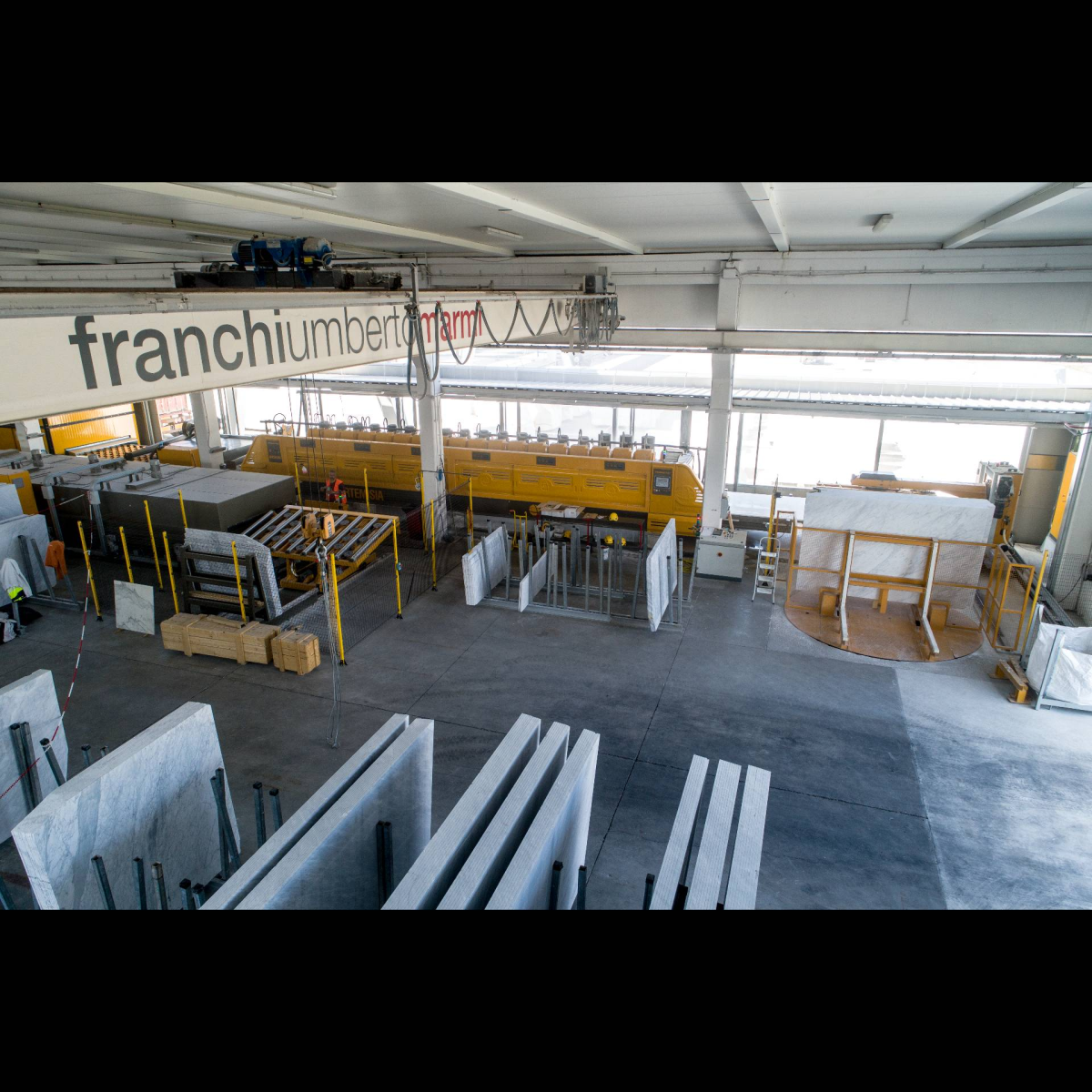 FRANCHI UMBERTO MARMI SRL  Polishing line for marble with photographic camera