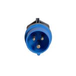 PowerCEE stekker 3-polig 16A IP44 blauw