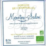 MENETOU SALON BLANC 2023 DOMAINE DE CHAMPARLAN
