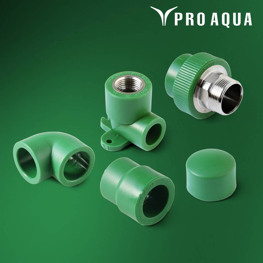 PP-R pipes and fittings for heating systems and water supply systems (PRO AQUA)
