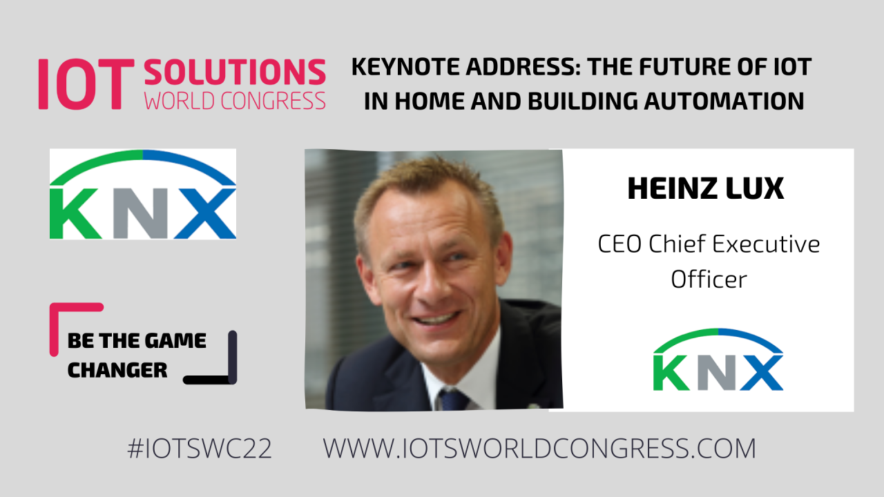 KNX Keynote Address: The Future of IoT in Home and Building Automation