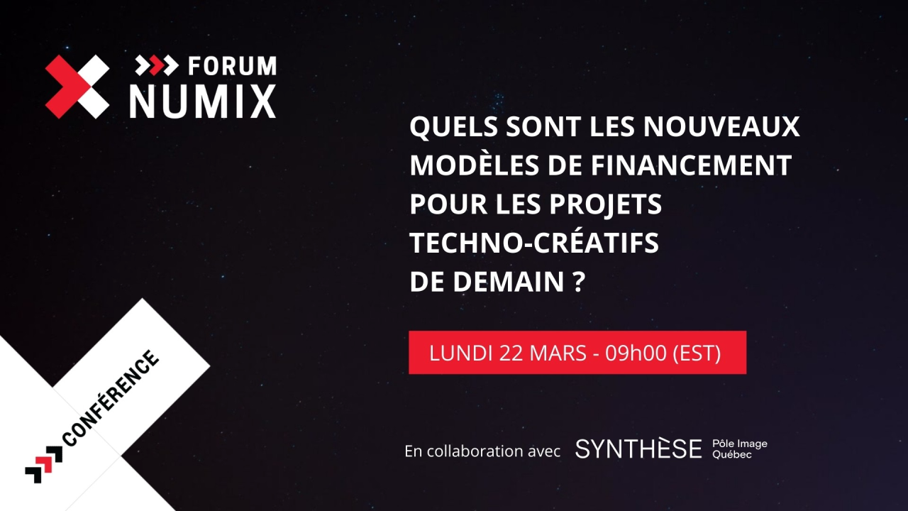 Conférence d'ouverture ❯❯❯ Quels sont les nouveaux modèles de financement pour les projets techno-créatifs de demain ?