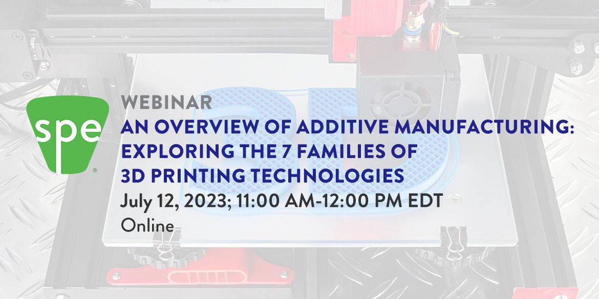 An Overview of Additive Manufacturing: Exploring the 7 Families of 3D Printing Technologies