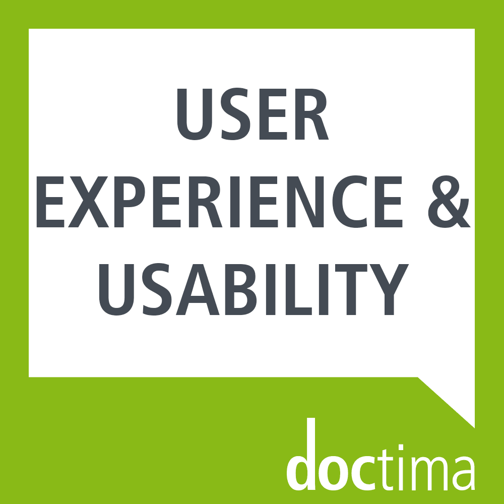 User experience & usability