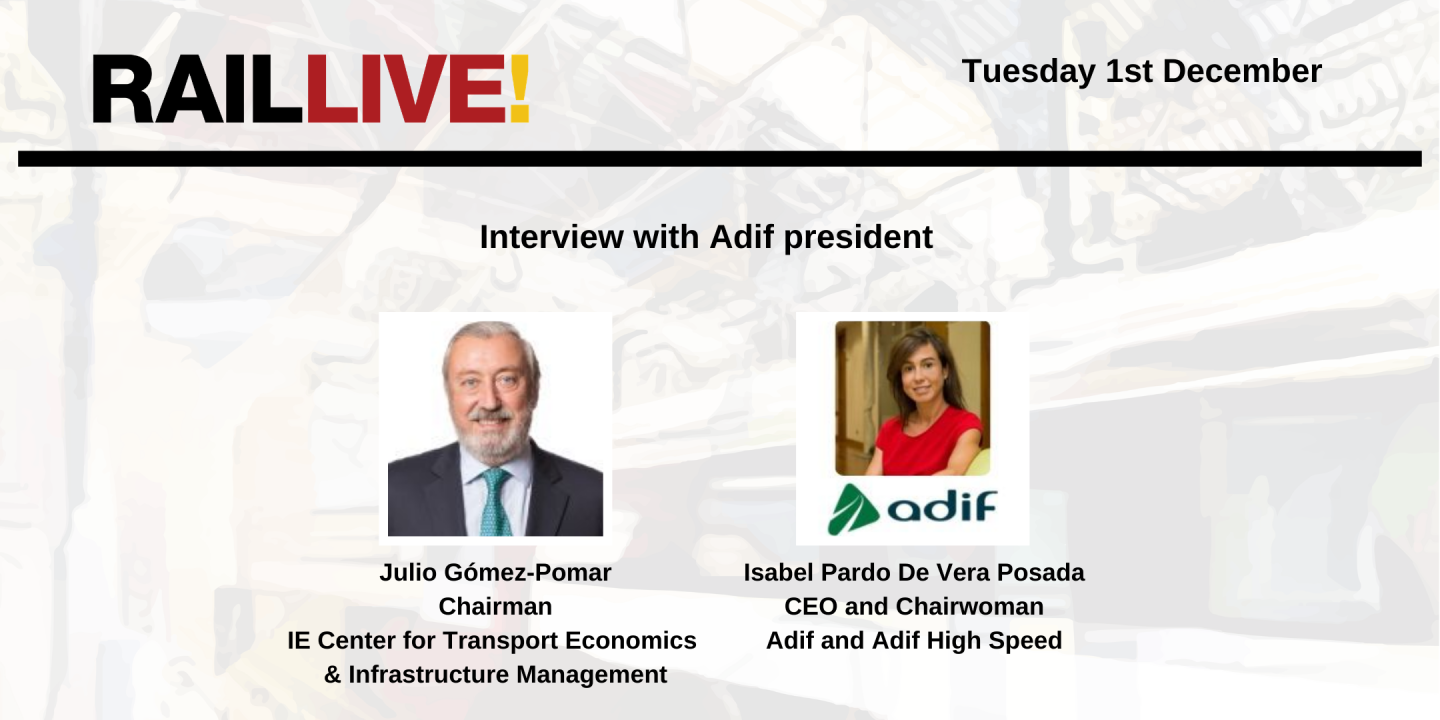 Keynote Adif Interview: Seizing the opportunities for rail in Spain and abroad