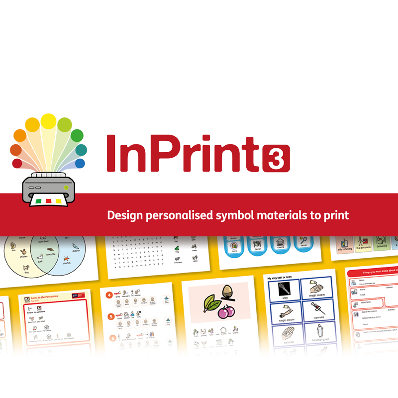 InPrint 3 |  Design personalised symbol materials to print