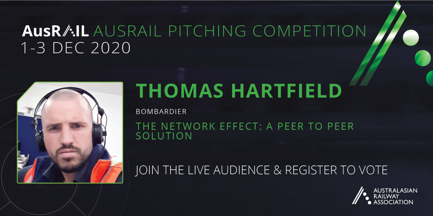 Thomas Hartfield, Bombardier | The Network Effect: A Peer to Peer Solution