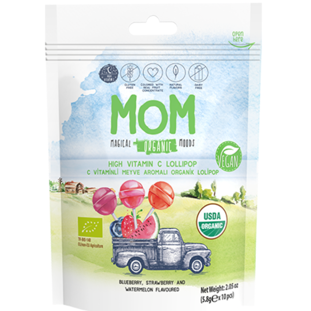 MOM MAGICAL ORGANIC MOODS C VITAMIN LOLLIPOP