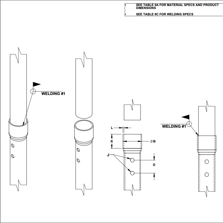 Tube with expanded ring