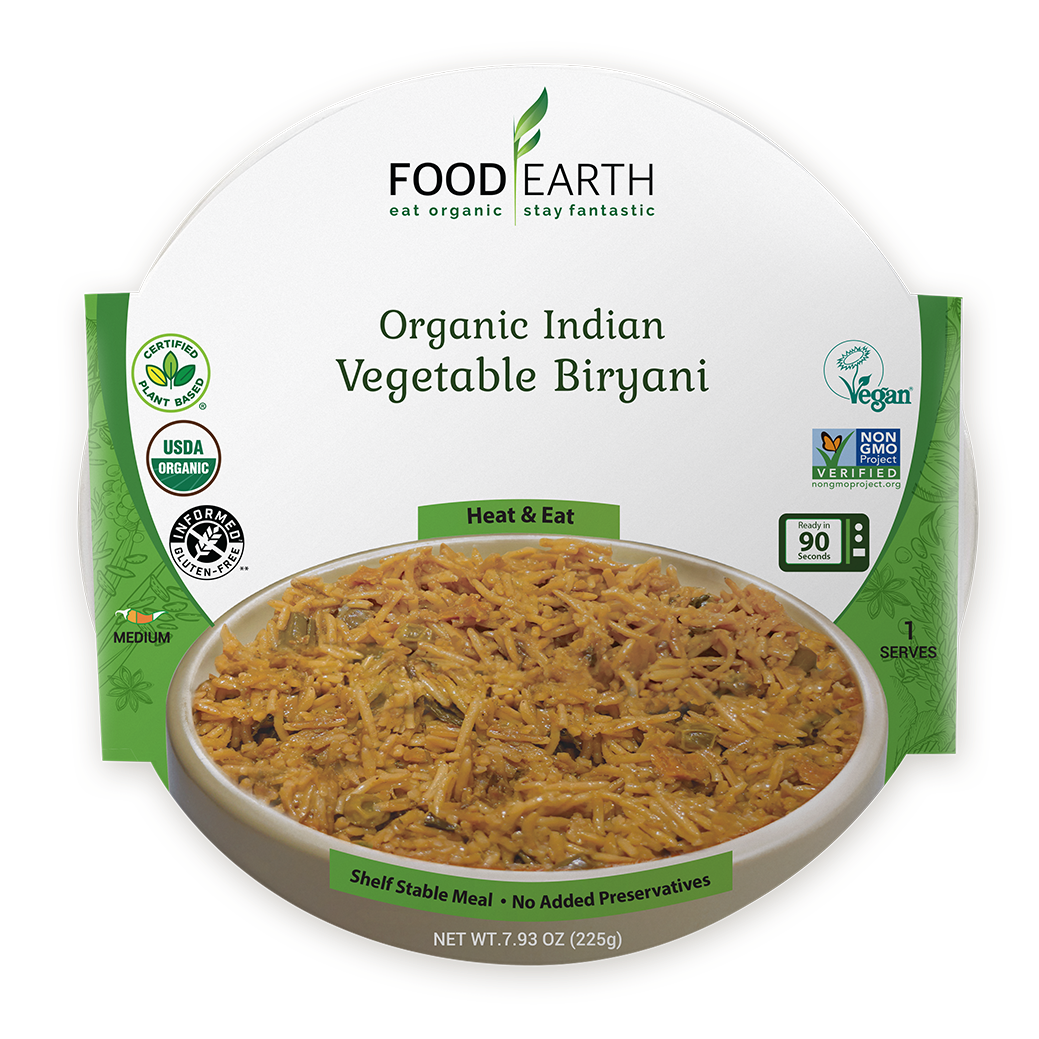 Organic Indian Vegetable Biryani