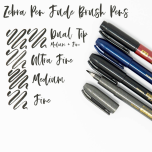 Zebra Fude Brush Pens