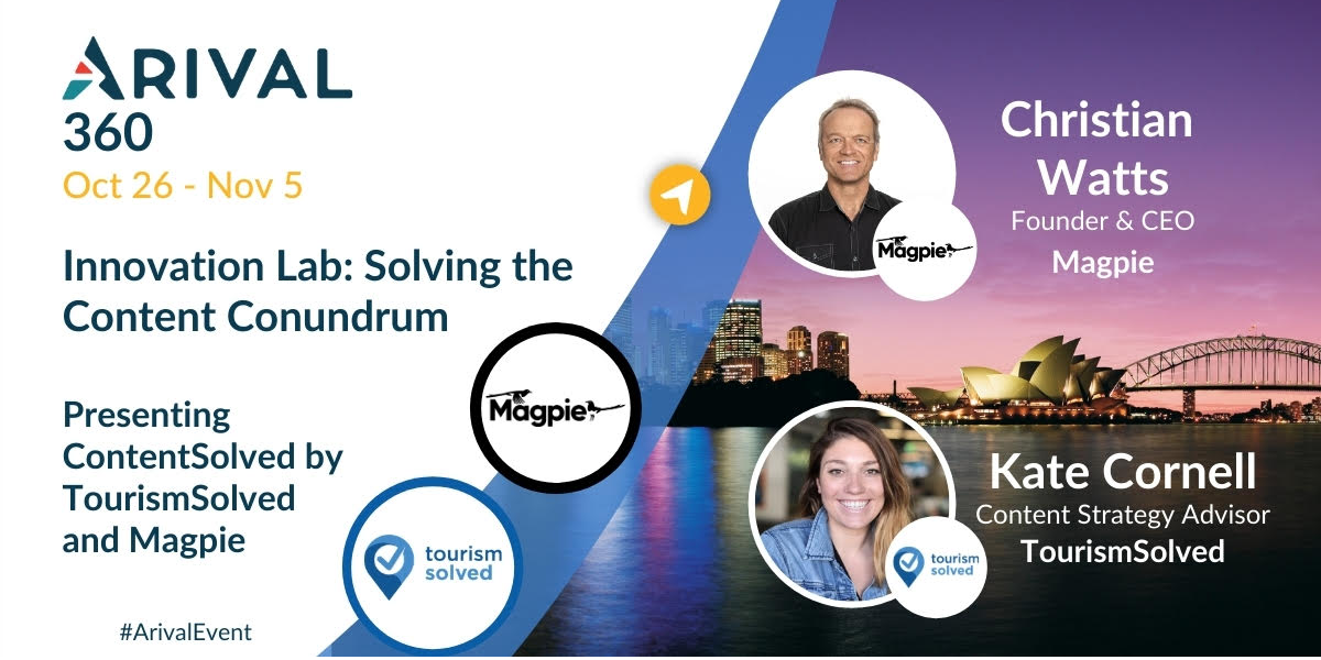 Innovation Lab: Solving the Content Conundrum. Presenting ContentSolved by TourismSolved and Magpie