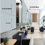 AcoustiBuilt - Seamless Acoustical Ceiling and Wall System