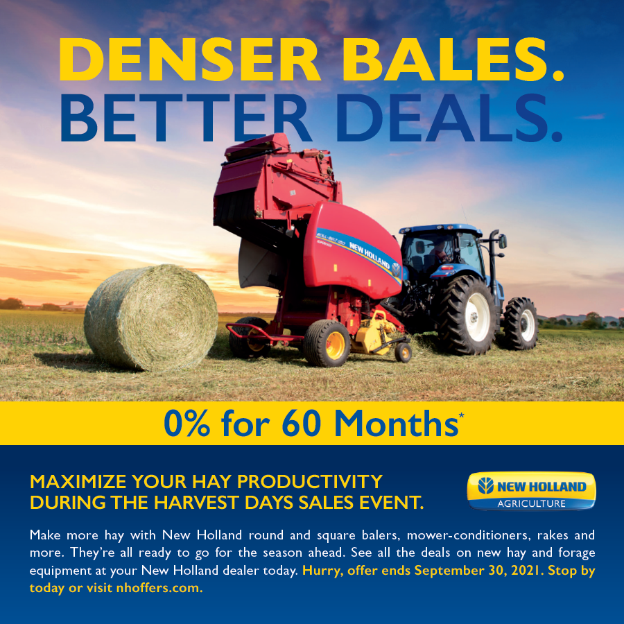 Now is the time to harvest more Savings with New Holland!