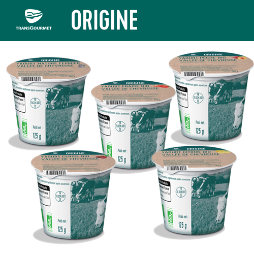 Transgourmet Origine organic yoghurts