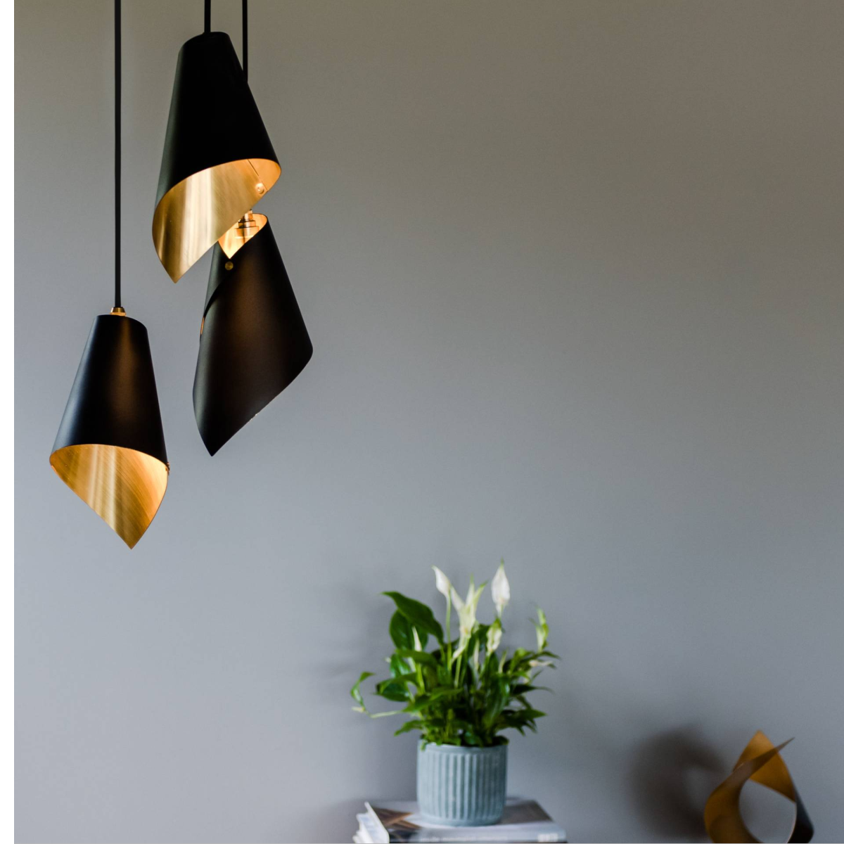 ARC 3 Cluster in Black & Brass