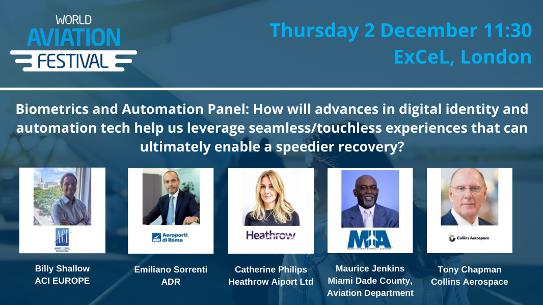 Biometrics and automation Panel: How will advances in digital identity and automation tech help us leverage seamless/touchless experiences that can ultimately enable a speedier recovery?