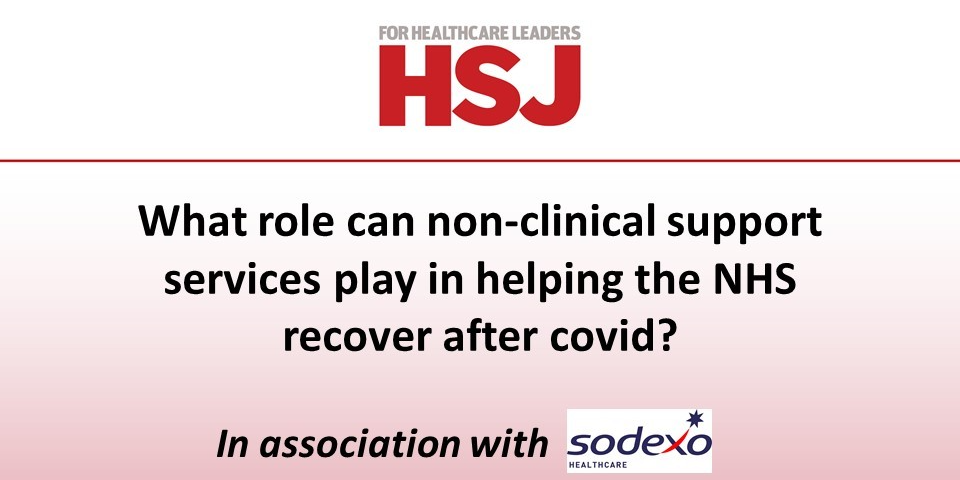What role can non-clinical support services play in helping the NHS recover after covid?
