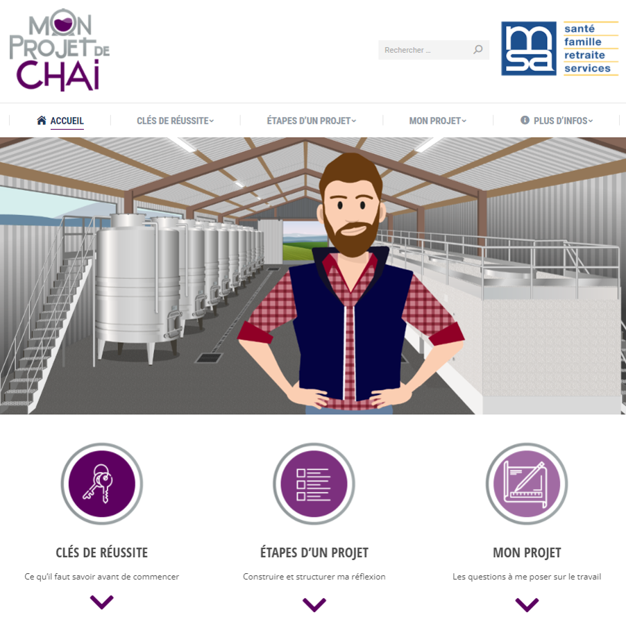 SITE INTERNET monprojetdechai.fr