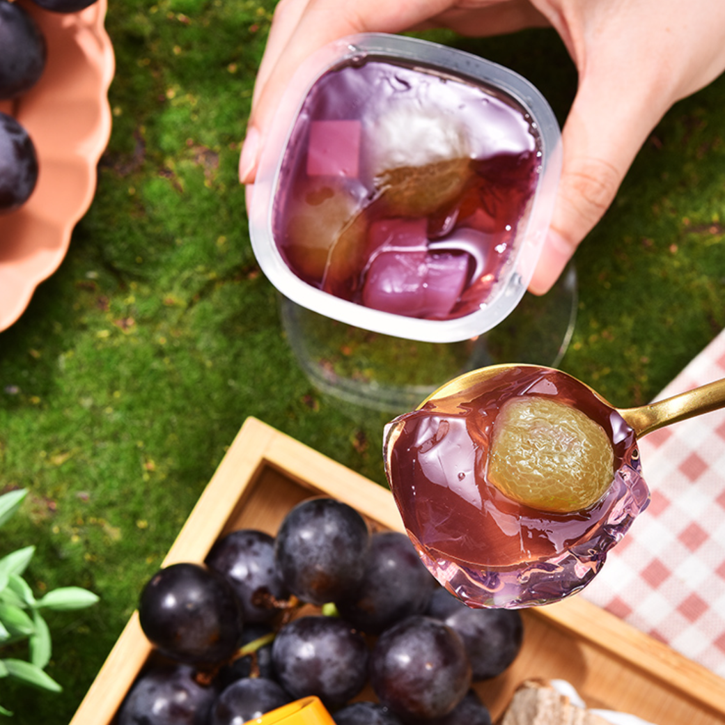 Real fruit pulp jelly