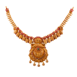 Gold Jewellery-Antique Jewellery-Temple Jewellery-Short Necklace