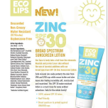 SPF 30 Zinc Unscented Sunscreen Lotion