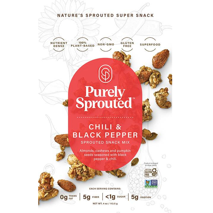 Chili & Black Pepper Sprouted Snack Mix