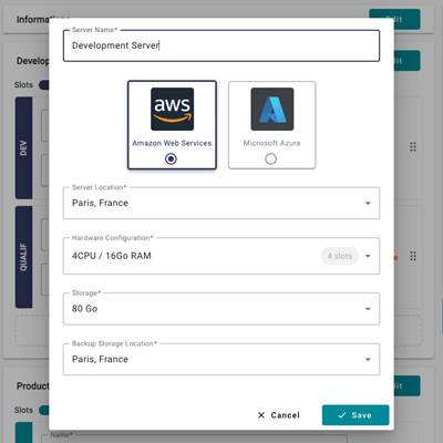 Présentation de la plateforme Vision et du module Center.
