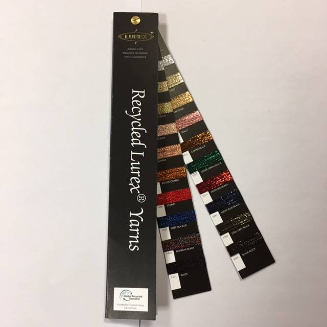 LUREX® SUSTAINABLE RECYCLED GRS CERTIFIED METALLIC YARNS