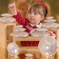 Iridescent Ornate Stacking Pebbles 15pk