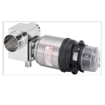 Type 2104 - T-diaphragm valve with pneumatic actuator in stainless steel (Type ELEMENT) for decentralised automation