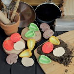 Pizza Toppings - Sensory Play Stones