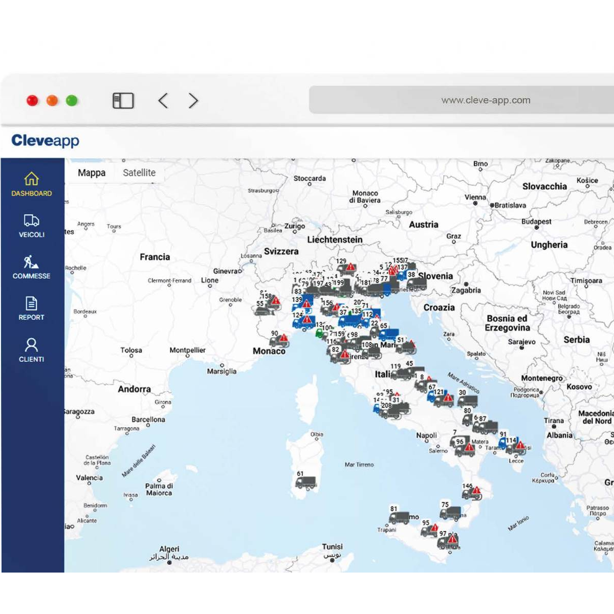Cleve-app / IoT application dedicated to the world of sewer trucks